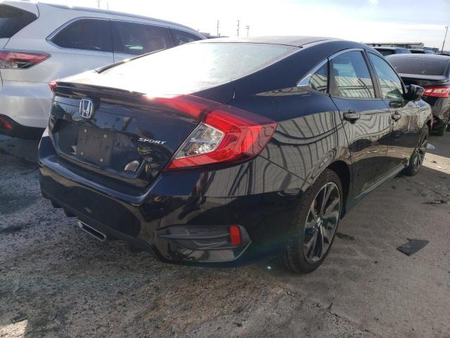 2HGFC2F81KH584807 - 2019 HONDA CIVIC SPORT BLACK photo 3