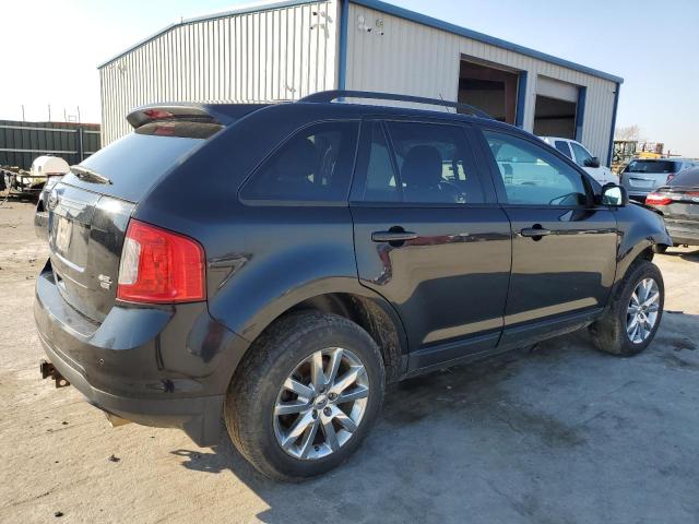 2FMDK4JC6DBB01653 - 2013 FORD EDGE SEL BLACK photo 3