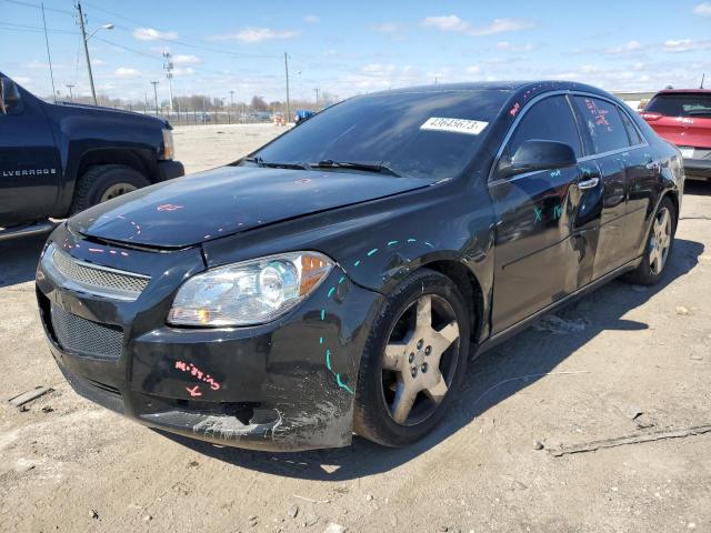 1G1ZC5E0XCF149109 - 2012 CHEVROLET MALIBU 1LT BLACK photo 1