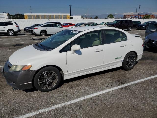 1HGFA46558L000122 - 2008 HONDA CIVIC GX WHITE photo 1