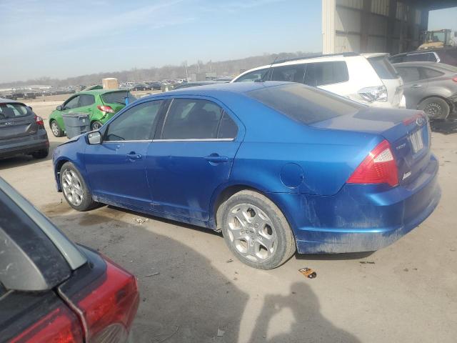 3FAHP0HAXBR121896 - 2011 FORD FUSION SE BLUE photo 2