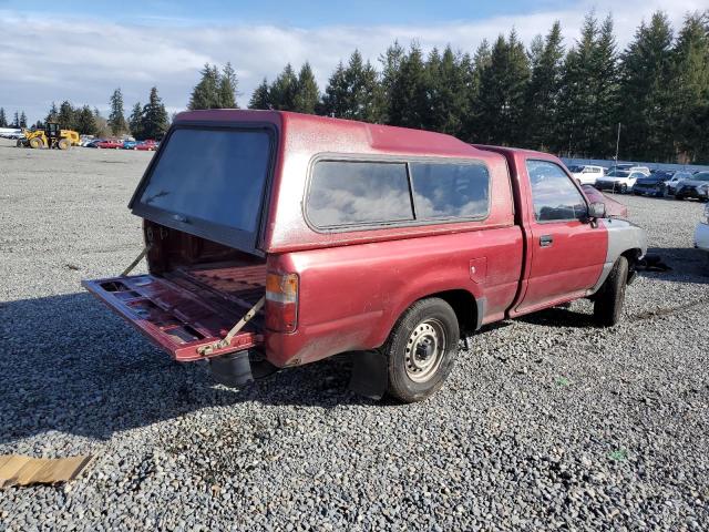 JT4RN81A6M0075564 - 1991 TOYOTA PICKUP 1/2 TON SHORT WHEELBASE BURGUNDY photo 3