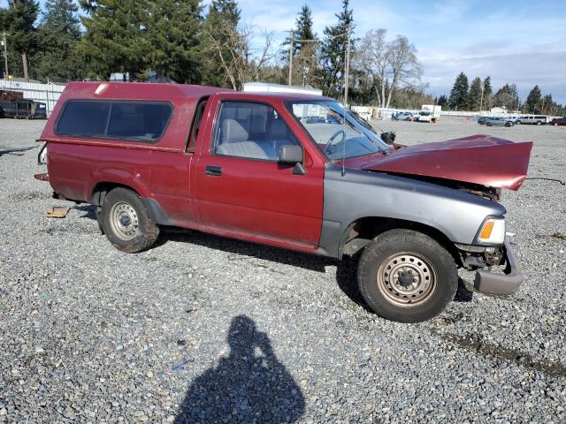 JT4RN81A6M0075564 - 1991 TOYOTA PICKUP 1/2 TON SHORT WHEELBASE BURGUNDY photo 4