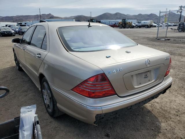 WDBNG83J75A441998 - 2005 MERCEDES-BENZ S 430 4MATIC TAN photo 2