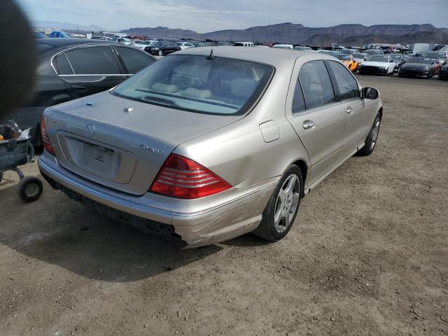 WDBNG83J75A441998 - 2005 MERCEDES-BENZ S 430 4MATIC TAN photo 3