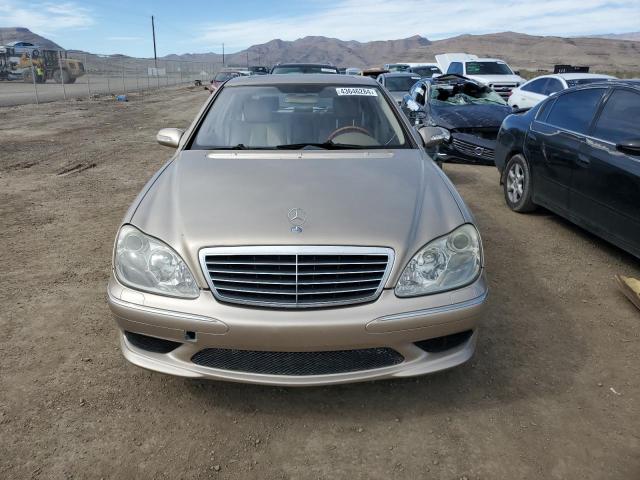 WDBNG83J75A441998 - 2005 MERCEDES-BENZ S 430 4MATIC TAN photo 5