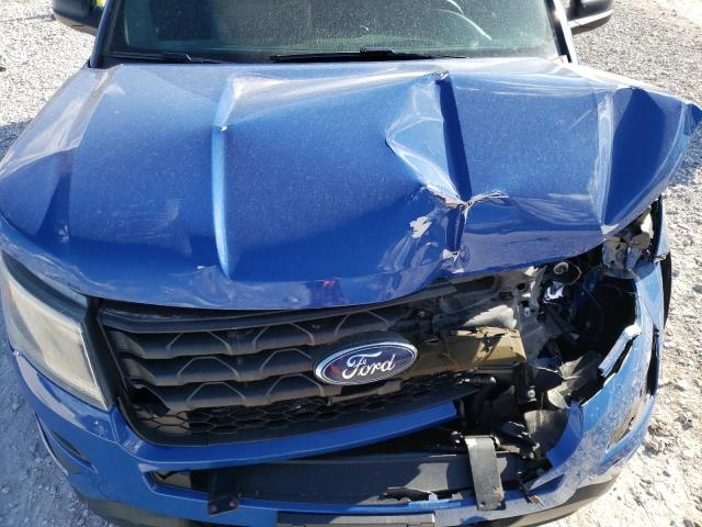 1FM5K8AT6HGC35671 - 2017 FORD EXPLORER POLICE INTERCEPTOR Mavi foto 12