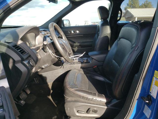 1FM5K8AT6HGC35671 - 2017 FORD EXPLORER POLICE INTERCEPTOR Mavi foto 7