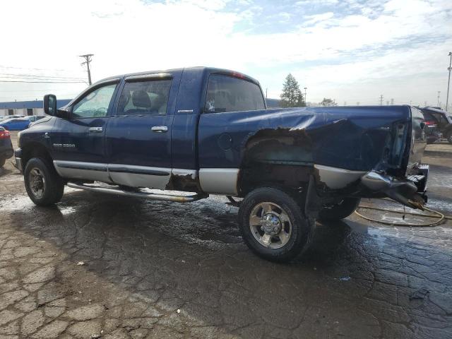 3D7KS29C06G200186 - 2006 DODGE RAM 2500 BLUE photo 2