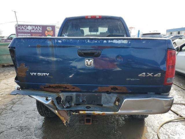 3D7KS29C06G200186 - 2006 DODGE RAM 2500 BLUE photo 6