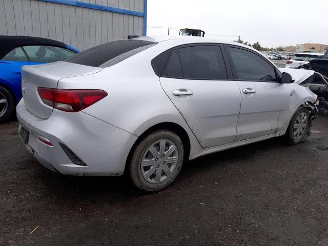 3KPA24AD2PE554794 - 2023 KIA RIO LX SILVER photo 3