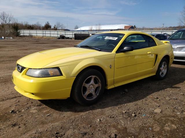 1FAFP40473F424864 - 2003 FORD MUSTANG YELLOW photo 1