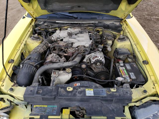 1FAFP40473F424864 - 2003 FORD MUSTANG YELLOW photo 11