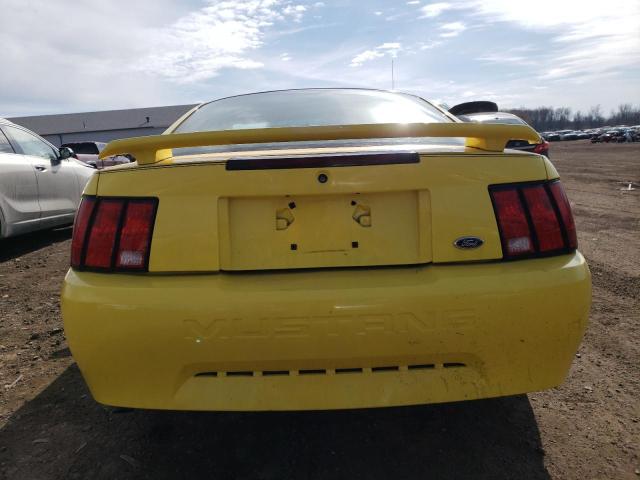 1FAFP40473F424864 - 2003 FORD MUSTANG YELLOW photo 6