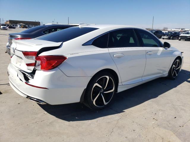 1HGCV1F35JA214002 - 2018 HONDA ACCORD SPORT WHITE photo 3