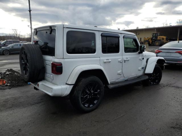 1C4JJXP65MW813695 - 2021 JEEP WRANGLER U SAHARA 4XE WHITE photo 3