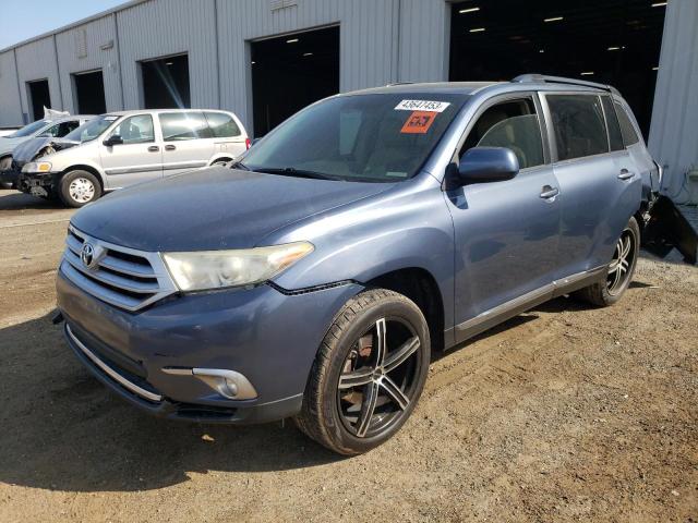 5TDZK3EH7CS074308 - 2012 TOYOTA HIGHLANDER BASE أزرق صورة 1