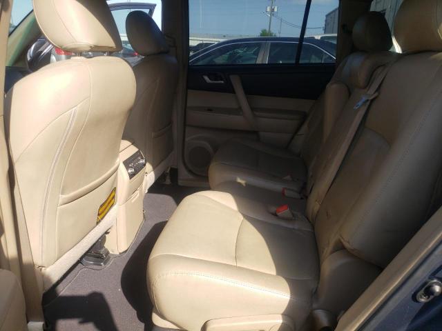 5TDZK3EH7CS074308 - 2012 TOYOTA HIGHLANDER BASE أزرق صورة 10