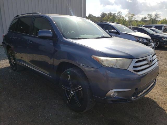 5TDZK3EH7CS074308 - 2012 TOYOTA HIGHLANDER BASE أزرق صورة 4