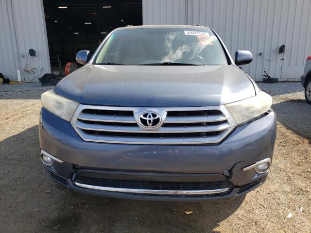 5TDZK3EH7CS074308 - 2012 TOYOTA HIGHLANDER BASE أزرق صورة 5