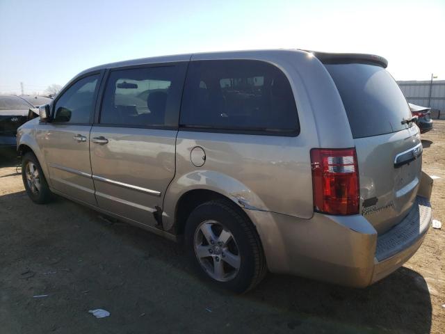 2D8HN54P58R147216 - 2008 DODGE GRAND CARA SXT BEIGE photo 2