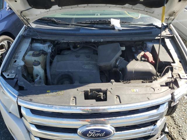 2FMDK3JC0DBC81917 - 2013 FORD EDGE SEL WHITE photo 12