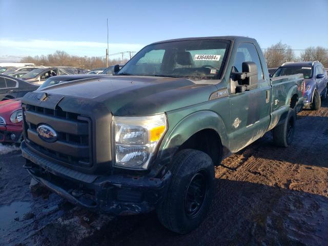 1FTBF3BT6BEB10380 - 2011 FORD F350 SUPER DUTY GREEN photo 1