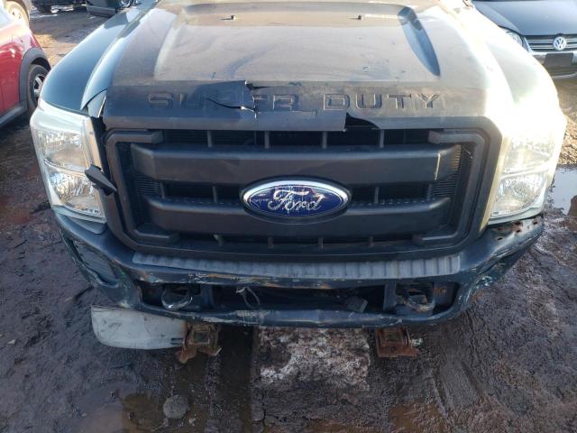 1FTBF3BT6BEB10380 - 2011 FORD F350 SUPER DUTY GREEN photo 11