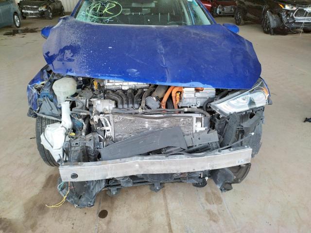 KMHC65LC4KU174658 - 2019 HYUNDAI IONIQ BLUE BLUE photo 9