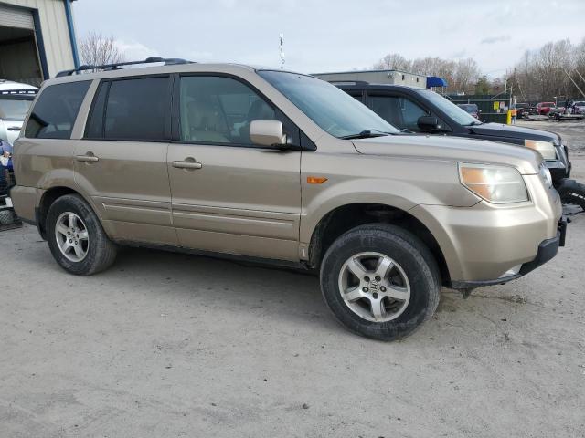 2HKYF18636H558842 - 2006 HONDA PILOT EX BEIGE photo 4