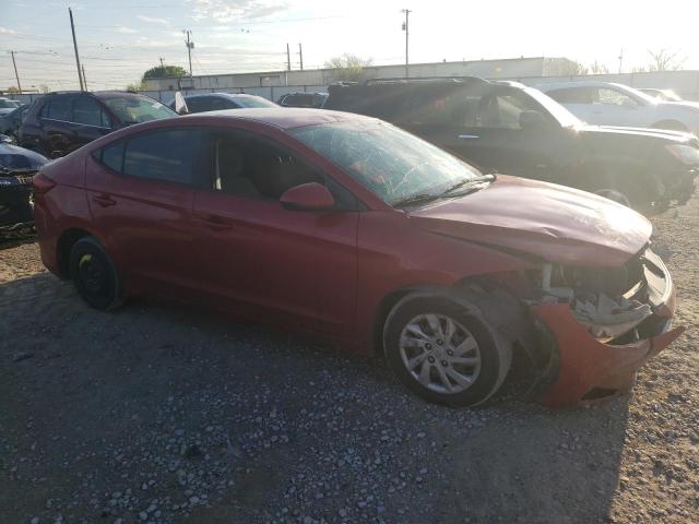 5NPD74LF6JH376842 - 2018 HYUNDAI ELANTRA SE RED photo 4