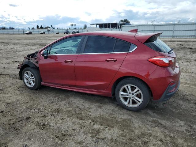 3G1BE6SM0HS547165 - 2017 CHEVROLET CRUZE LT MAROON photo 2