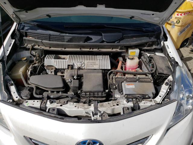 JTDZN3EU4C3180933 - 2012 TOYOTA PRIUS V WHITE photo 11