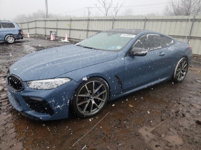 WBABC4C56KBJ35485 - 2019 BMW M850XI BLUE photo 1