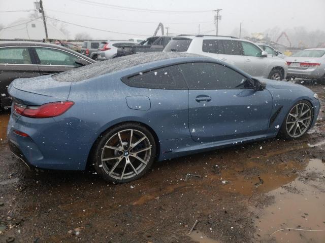 WBABC4C56KBJ35485 - 2019 BMW M850XI BLUE photo 3