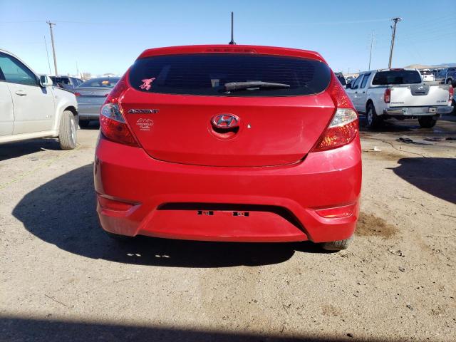 KMHCT5AE1HU315756 - 2017 HYUNDAI ACCENT SE RED photo 6