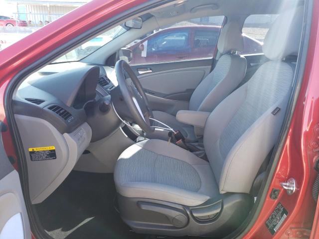 KMHCT5AE1HU315756 - 2017 HYUNDAI ACCENT SE RED photo 7