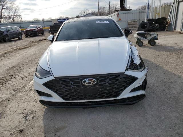 5NPEH4J26MH119718 - 2021 HYUNDAI SONATA LIMITED WHITE photo 5