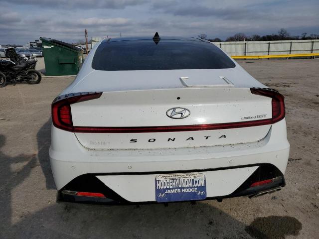 5NPEH4J26MH119718 - 2021 HYUNDAI SONATA LIMITED WHITE photo 6