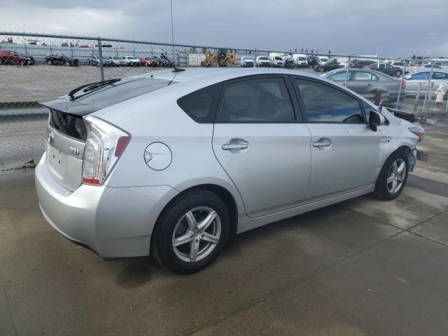 JTDKN3DP7C3005430 - 2012 TOYOTA PRIUS PLUG SILVER photo 3