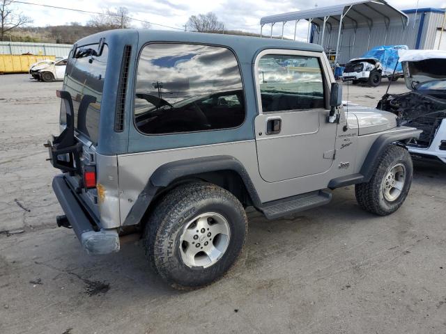 1J4FA49S0YP765001 - 2000 JEEP WRANGLER / SPORT SILVER photo 3