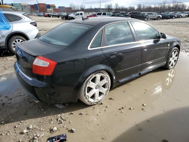 WAUPL68E75A008944 - 2005 AUDI S4 BLACK photo 3