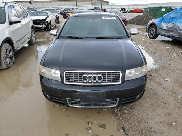 WAUPL68E75A008944 - 2005 AUDI S4 BLACK photo 5