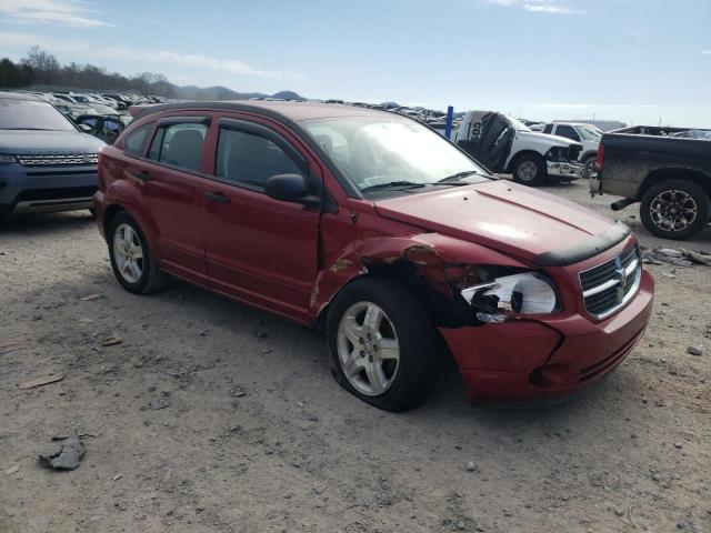 1B3HB48B57D532150 - 2007 DODGE CALIBER SXT RED photo 4