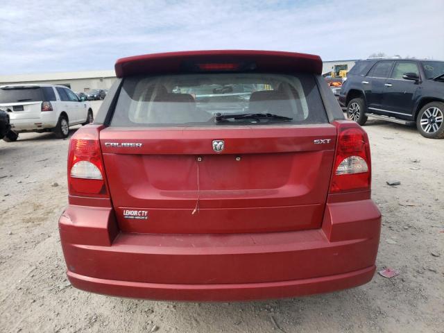 1B3HB48B57D532150 - 2007 DODGE CALIBER SXT RED photo 6