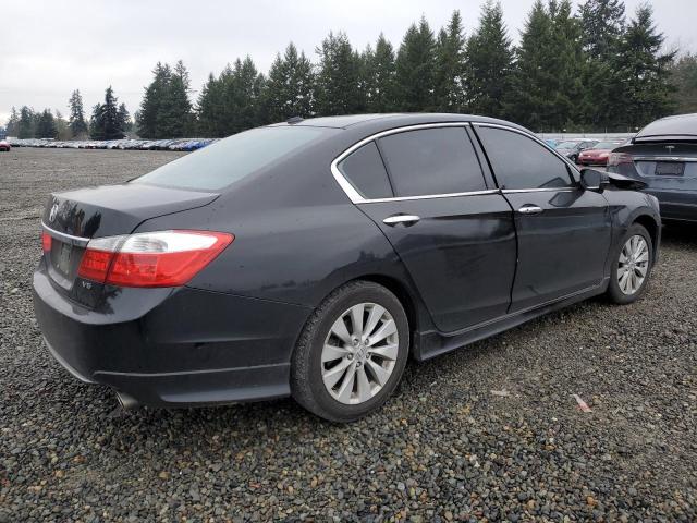 1HGCR3F84EA003195 - 2014 HONDA ACCORD EXL BLACK photo 3