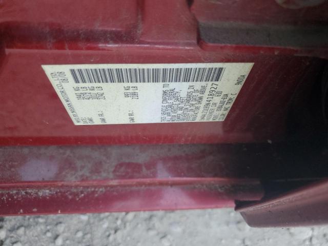 1N4AL21E89N418927 - 2009 NISSAN ALTIMA 2.5 RED photo 13