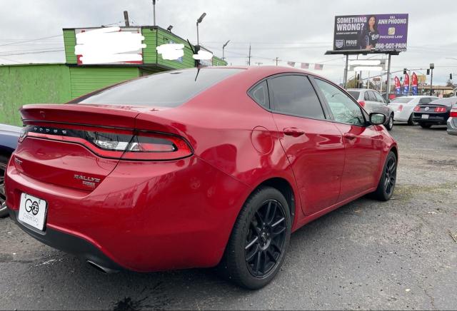 1C3CDFBH6DD699449 - 2013 DODGE DART SXT RED photo 4