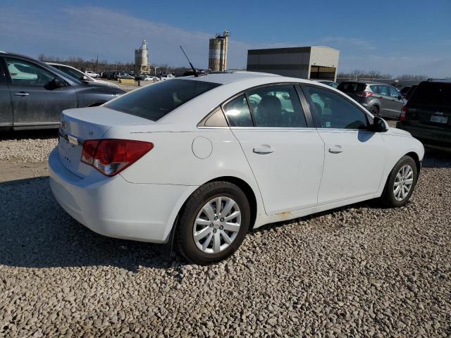 1G1PF5S96B7199340 - 2011 CHEVROLET CRUZE LT WHITE photo 3