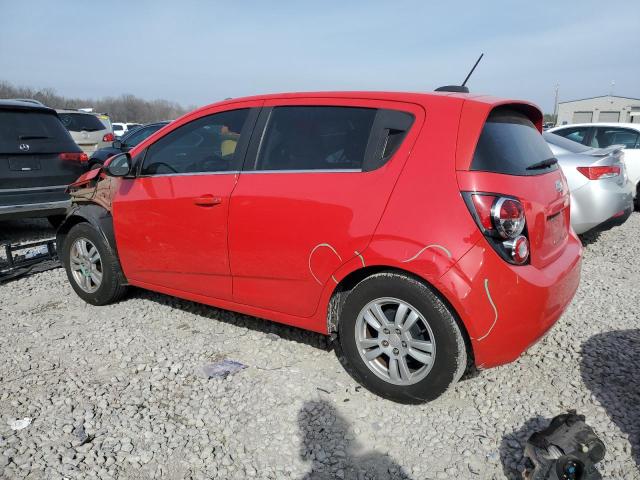 1G1JC6SG1G4101293 - 2016 CHEVROLET SONIC LT RED photo 2